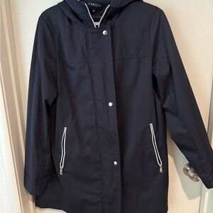Caroll Paris Dark Navy Rain Jacket